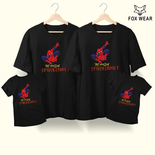 Family Set Spiderman 100% Cotton Premium Family New Cotton