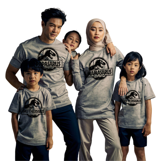 Trending Family T-shirt Sarus Cotton Grey 100% Cotton