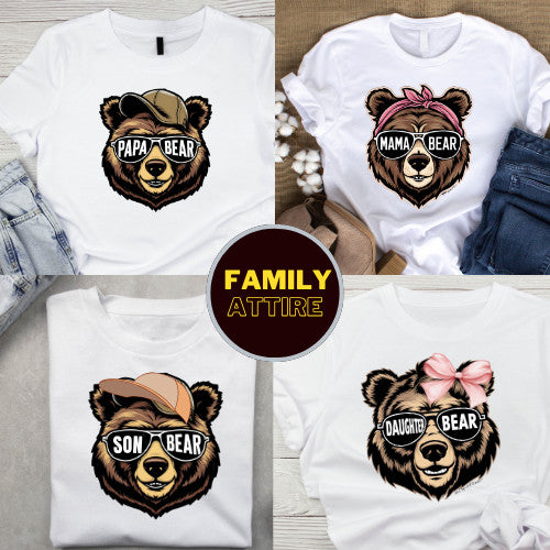 Bear Hug Family Design  Tshirt Holiday  048_Family